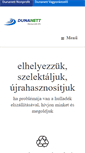 Mobile Screenshot of dunanett.hu